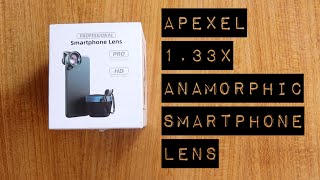 Apexel 133x Anamorphic Smartphone lens [upl. by Isia536]