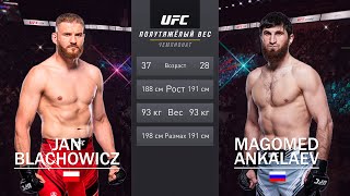 UFC 282 Блахович  Анкалаев  Ян Блахович vs Магомед Анкалаев  Jan Blachowicz vs Magomed Ankalaev [upl. by Esylla]