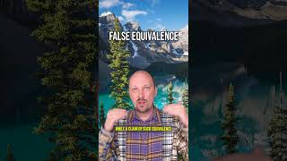 Logical fallacies part 35 False equivalence [upl. by Izmar]