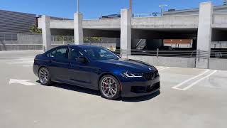 Tour the 2022 M5 competition in Tanzanite Blue with MPE  MP Parts  4K [upl. by Centonze366]