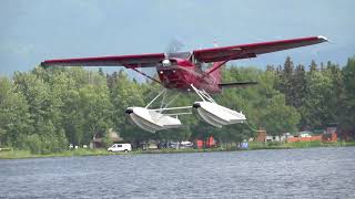 Alaska Seaplanes Taking off Landing amp Flying [upl. by Irma]