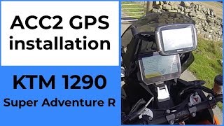 How to install a GPS device to ACC2 KTM 1290 Super Adventure R [upl. by Ulane913]