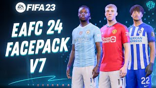 FC 24 FacePack V7 For FIFA23 FREE  Tutorial  TU171 [upl. by Andonis800]