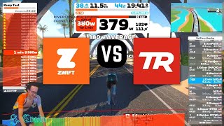 TrainerRoad AI FTP Vs Zwift Ramp Test [upl. by Kriste490]