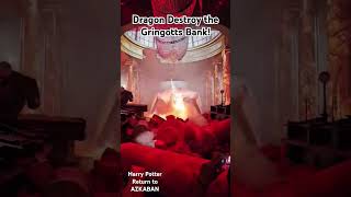 The Dragon Destroy the GRINGOTTS BANK Harry Potter The return to AZKABAN [upl. by Eidak]