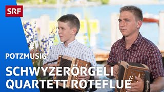 Schwyzerörgeliquartett Roteflue Haslig Umschleg  Potzmusig  SRF [upl. by Atilem839]