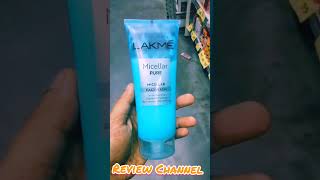 Lakme Micellar Face wash skincare skincareproduct beauty lakme skincareroutine [upl. by Ayanahs]