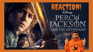 Percy Jackson Disney  Show REACTION ✴️📙 [upl. by Okihcas]