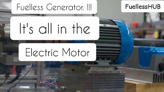 FUELLESS GENERATOR electric motor secret [upl. by Ellennej]