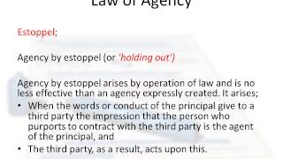 Law of Agency in Ireland [upl. by Kirkpatrick]