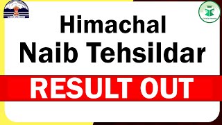 HP Naib Tehsildar Result Out [upl. by Anwahsak135]