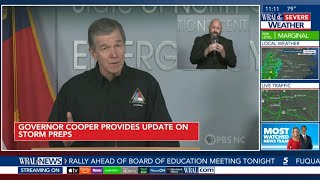 Roy Cooper provides updates on Hurricane Helene impact with North Carolina [upl. by Pell]