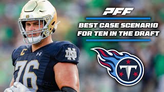 Tennessee Titans Top10 Draft Picks Best Case Scenario  PFF [upl. by Pulling]