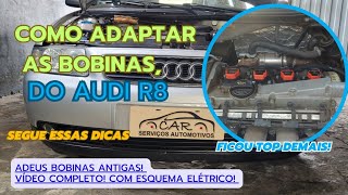 COMO INSTALAR AS BOBINAS DO R8 NO AUDI A3 [upl. by Nakhsa291]