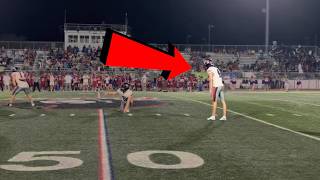 The Most Ridiculous High School Field Goal Ive Ever Seen [upl. by Idnac]