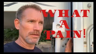 Truck Camper RV Repair amp Remodel Removing RV Slideout [upl. by Notsob]