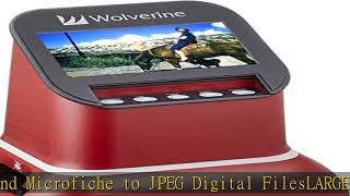 Wolverine F2D Saturn Digital Film amp Slide Scanner  Converts 120 Medium Format 127 Film Microfich [upl. by Carlene316]