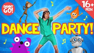 Wiggle Freeze Spin  more  Dance Along  Dance Compilation  Danny Go Songs for Kids [upl. by Brenner]