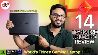 HP OMEN Transcend 14 Gaming Laptop 🔥 I Power Packed Performance😱 I RTX 4060 ⚡🔥 [upl. by Amick569]