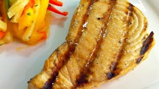 Grilled Marlin Steaks Recipe • A Great Catch  Episode 40 [upl. by Netnilc898]