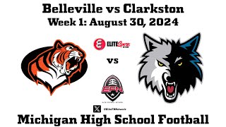 Belleville Michigan vs Clarkston Michigan Full Game Highlights [upl. by Sussi]