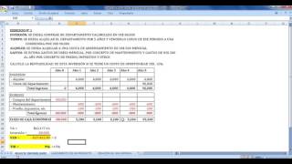 Solucion ejercicios de evaluación de proyectos [upl. by Imyaj]