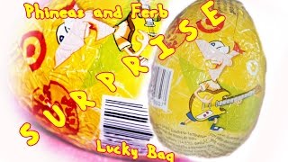 Phineas and Ferb SURPRISE EGG مفاجأة Ü ei 突擊 Disney Eggs Collection Kinder 장난감 Überraschung üeier [upl. by Ardyth667]