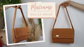 MACRAME PASSO A PASSO  Bolsa Irene [upl. by Nadnarb974]