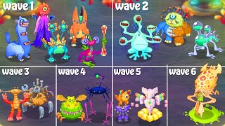 Ethereal Workshop  Full Song Compilation Wave 1  Wave 6  My Singing Monsters [upl. by Hillell]