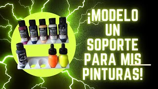 ¡MODELO UN SOPORTE PARA MIS PINTURAS [upl. by Tabbatha]