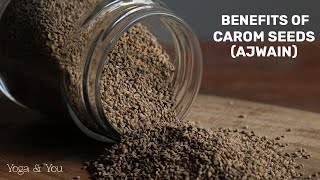 Benefits of Carom Seeds  Ajwain Water  Health Benefits Of Omam  Home Remedy For Indigestion [upl. by Westleigh234]