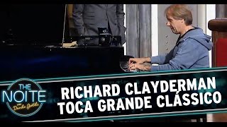 The Noite 281014  Richard Clayderman toca Ballade Pour Adeline [upl. by Ecined]