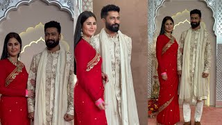 Vicky kaushal Katrina Kaif At anant Ambani Radhika merchant Wedding [upl. by Orteip]