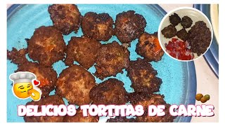 TORTITAS DE CARNE MOLIDA FÁCIL Y RÁPIDO 🧆👩🏽‍🍳  Daniela Gj [upl. by Atinra474]