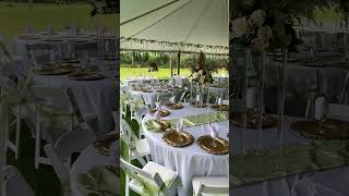 Beautiful outdoor wedding and tent reception [upl. by Bordiuk682]