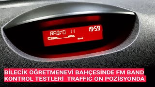 FM BAND ATS TARAMA TESTİ TRAFFIC ON TESTİ BİLECİK ÖĞRETMENEVİ BAHÇESİNDE [upl. by Eckhardt]