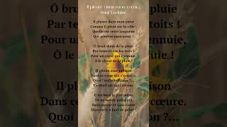 Paul Verlaine quotIl pleure dans mon cœurquot вірші poesie poetry [upl. by Madda]