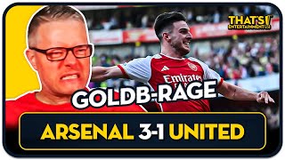 GOLDBRIDGE Best Bits  Arsenal 31 Man United [upl. by Belicia]