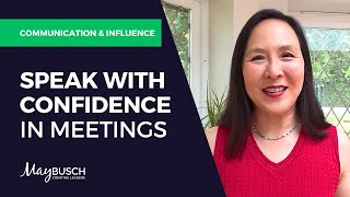 How to Speak in Meetings with Confidence and Authority [upl. by Radbun]