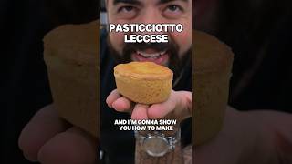 PASTICCIOTTO LECCESE  PUGLIA italiancusine italy food easyrecipe [upl. by Oleusnoc597]