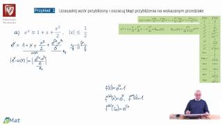 odc 29 Zastosowania wzoru Maclaurina  wzory i wartości przybliżone [upl. by Akinad]