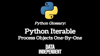 Python Glossary Iterable [upl. by Flossy]