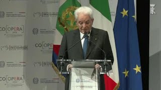 Mattarella quotCrisi internazionali stanno indebolendo azione per obiettivi agenda 2030 Nazioni Unitequot [upl. by Ariaec]