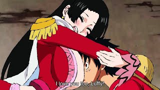 Luffy finally confesses his love for Boa Hancock  One Piece [upl. by Gisele]