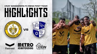 Cray Wanderers VS Wingate amp Finchley  1  1  HIGHLIGHTS  FA Cup 2nd Qualifying Round [upl. by Blackington]