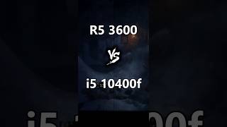 Ryzen 5 3600 vs i5 10400f Test in Games [upl. by Averir]