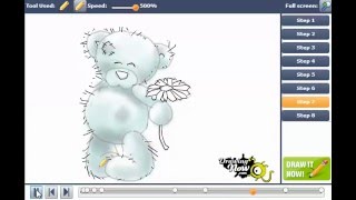 How to Draw Tatty Teddy [upl. by Nirad]