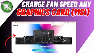 How To Change Fan Speed ANY Graphics Card MSI Afterburner  In 60 Sec [upl. by Maria]