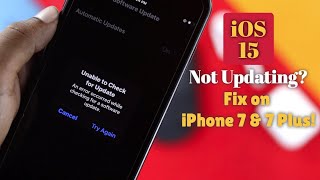 iPhone 77 Plus Unable to install update iOS 15 Fixed [upl. by Tidwell25]