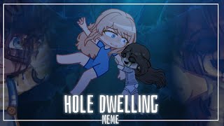 Hole Dwelling meme  FNAF X Gacha  Tales From The Pizzaplex Drowning [upl. by Blackmun]